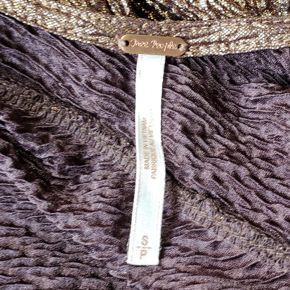 Free People Gold Bodycon Dress - Picture 2 of 6